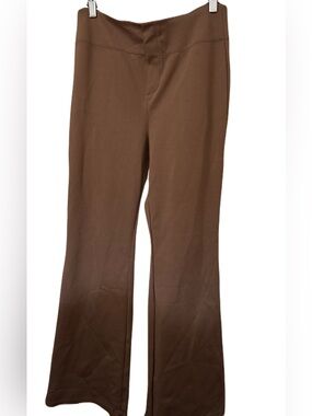 Halara Brown Stretch Flare Pants